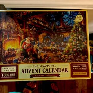 Christmas Advent Puzzle Calendar NWT